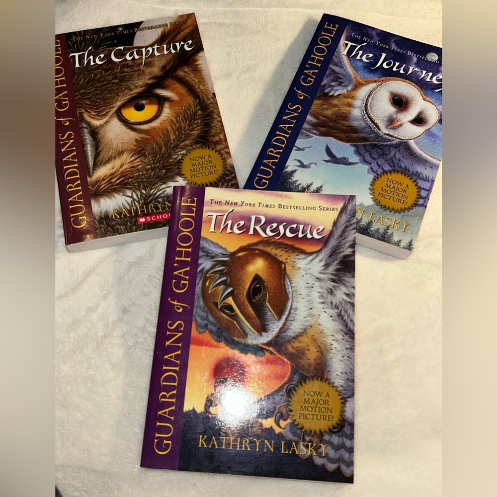 Lot Of 3 Kathryn Lasky Guardians Of Ga'hoole Scholastic PB Books